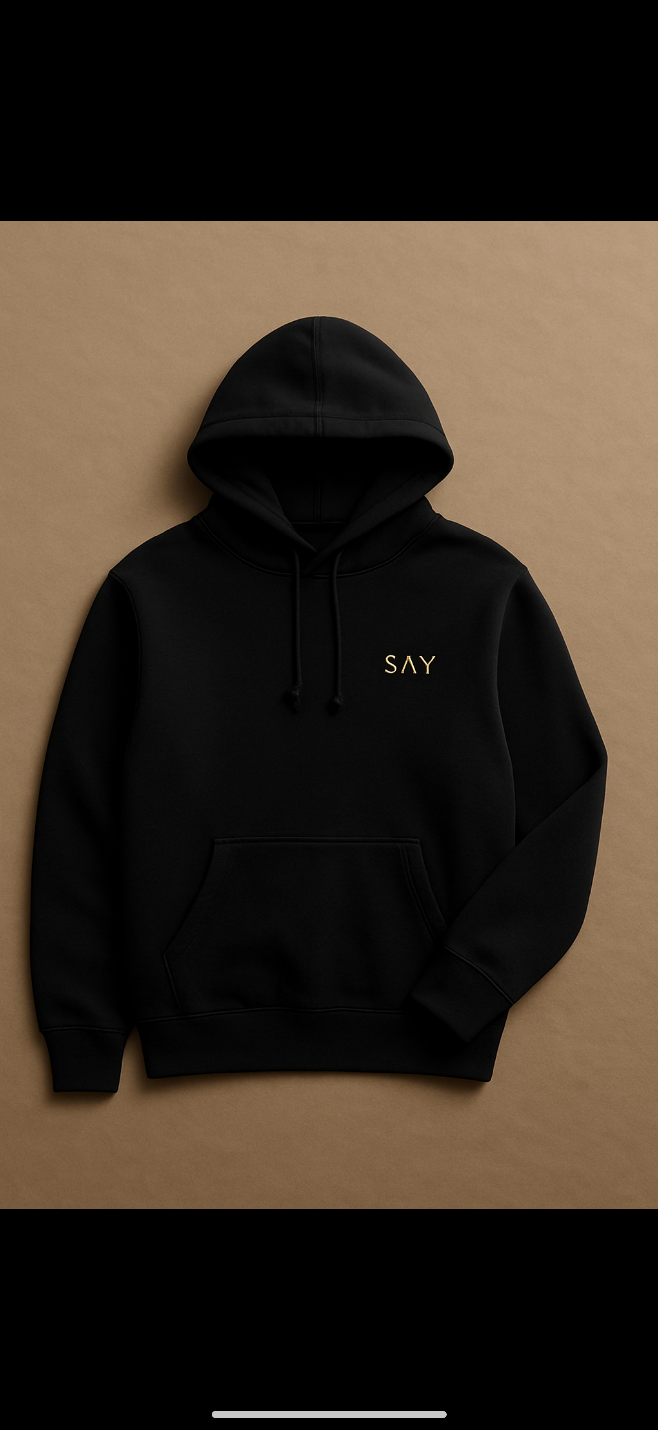 SAY Los Angeles Hoodies– Black
